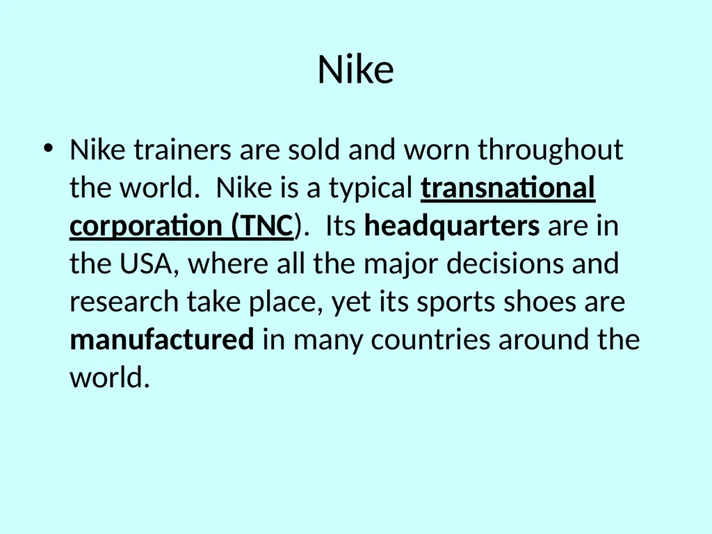 REGIONAL INTEGRATION REGION: an area of a country - slide 51 of 137