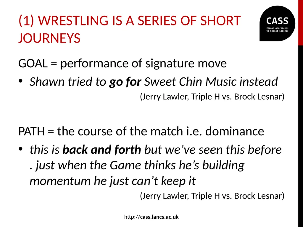 “He’s got it locked in!”: metaphor in professional - slide 16 of 27