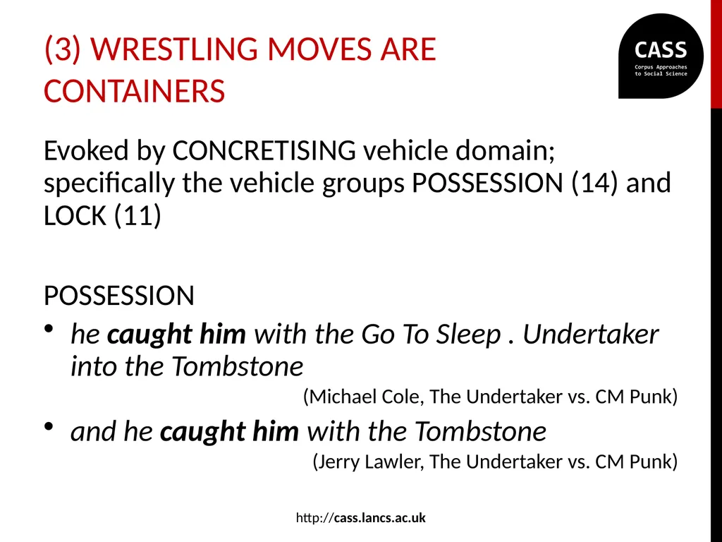 “He’s got it locked in!”: metaphor in professional - slide 19 of 27