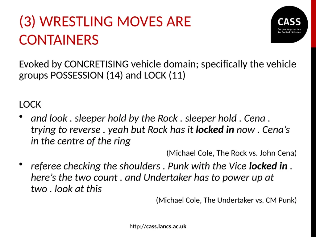 “He’s got it locked in!”: metaphor in professional - slide 20 of 27