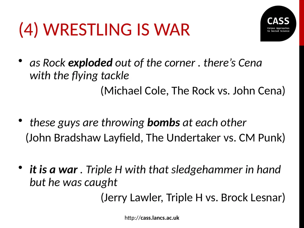 “He’s got it locked in!”: metaphor in professional - slide 22 of 27