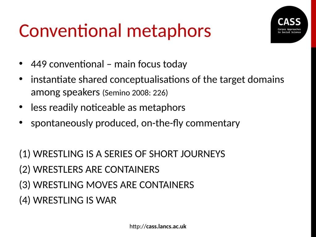 “He’s got it locked in!”: metaphor in professional - slide 13 of 27