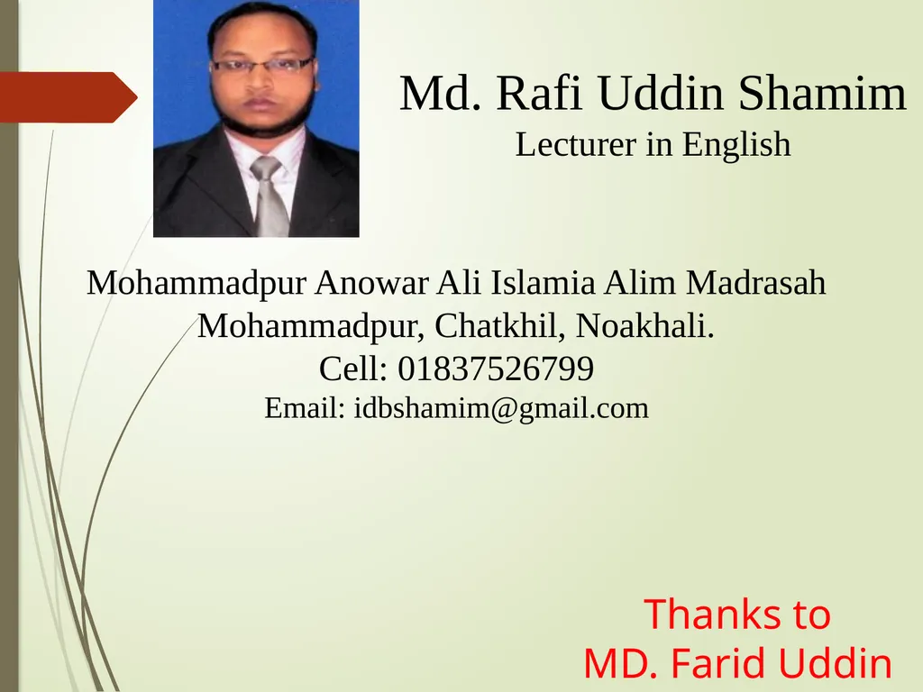 01st June, 2023 To our todays English Class - slide 2 of 19