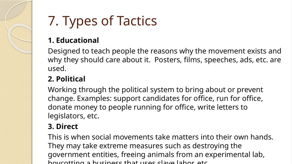 Social Action 6th Semester, BS Social Work - slide 19 of 21
