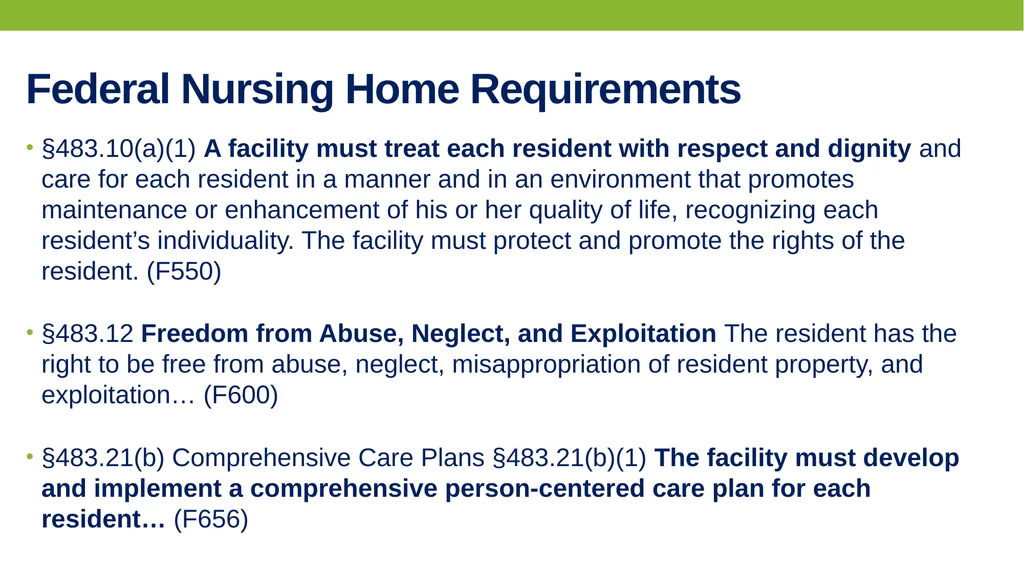PREVENTING AND RESPONDING TO Resident-to-resident - slide 9 of 27