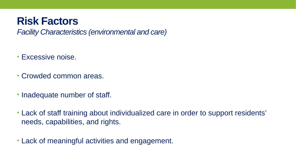 PREVENTING AND RESPONDING TO Resident-to-resident - slide 16 of 27