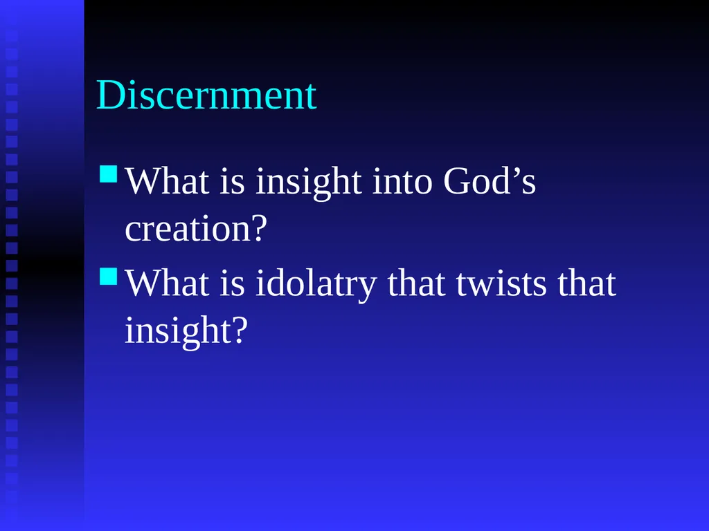 Encountering Secular Science Michael Goheen - slide 47 of 49