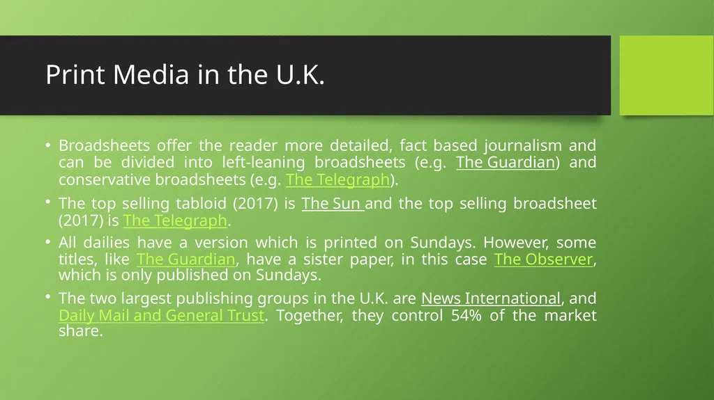 An Introduction to British Media Jonathan Eddy, - slide 4 of 43