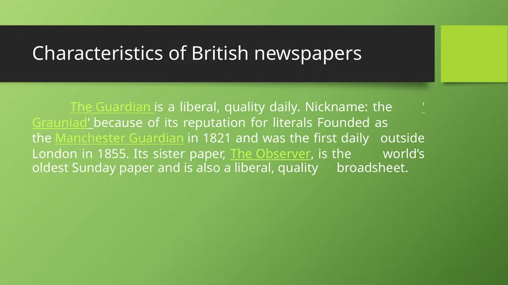 An Introduction to British Media Jonathan Eddy, - slide 8 of 43
