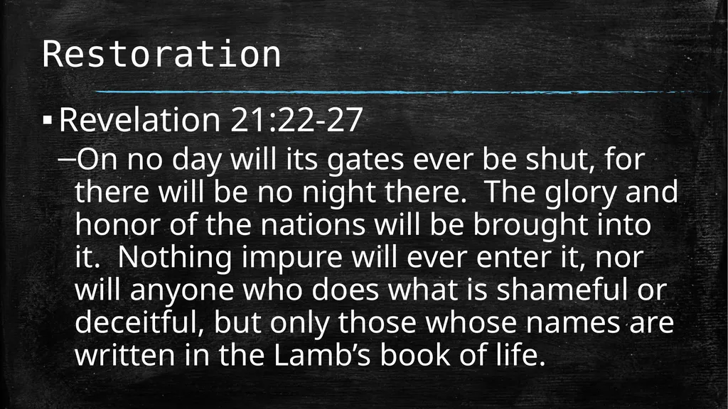 Biblical Literacy Session 2 The Gospel: - slide 48 of 53