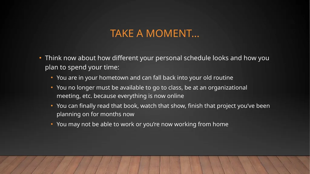 TIME MANAGEMENT WITH ONLINE COURSES University of - slide 3 of 11