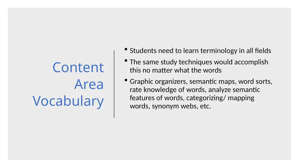Teaching Disciplinary Literacy Timothy Shanahan - slide 12 of 56