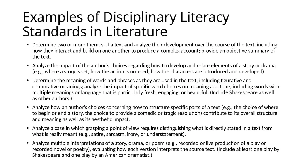 Teaching Disciplinary Literacy Timothy Shanahan - slide 53 of 56