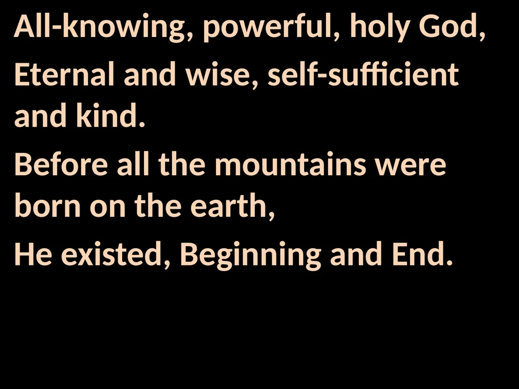 God’s Big Story Words: Gil Thomas Music: Gil - slide 24 of 164