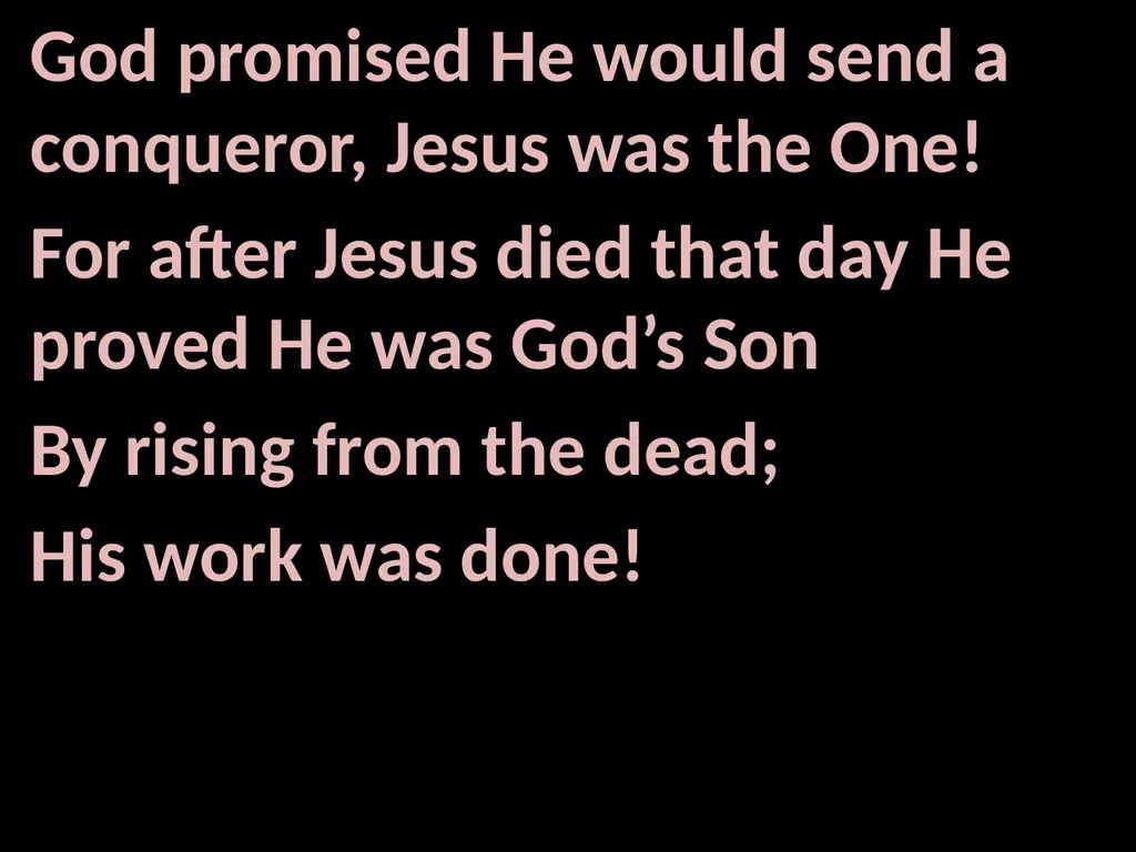 God’s Big Story Words: Gil Thomas Music: Gil - slide 136 of 164