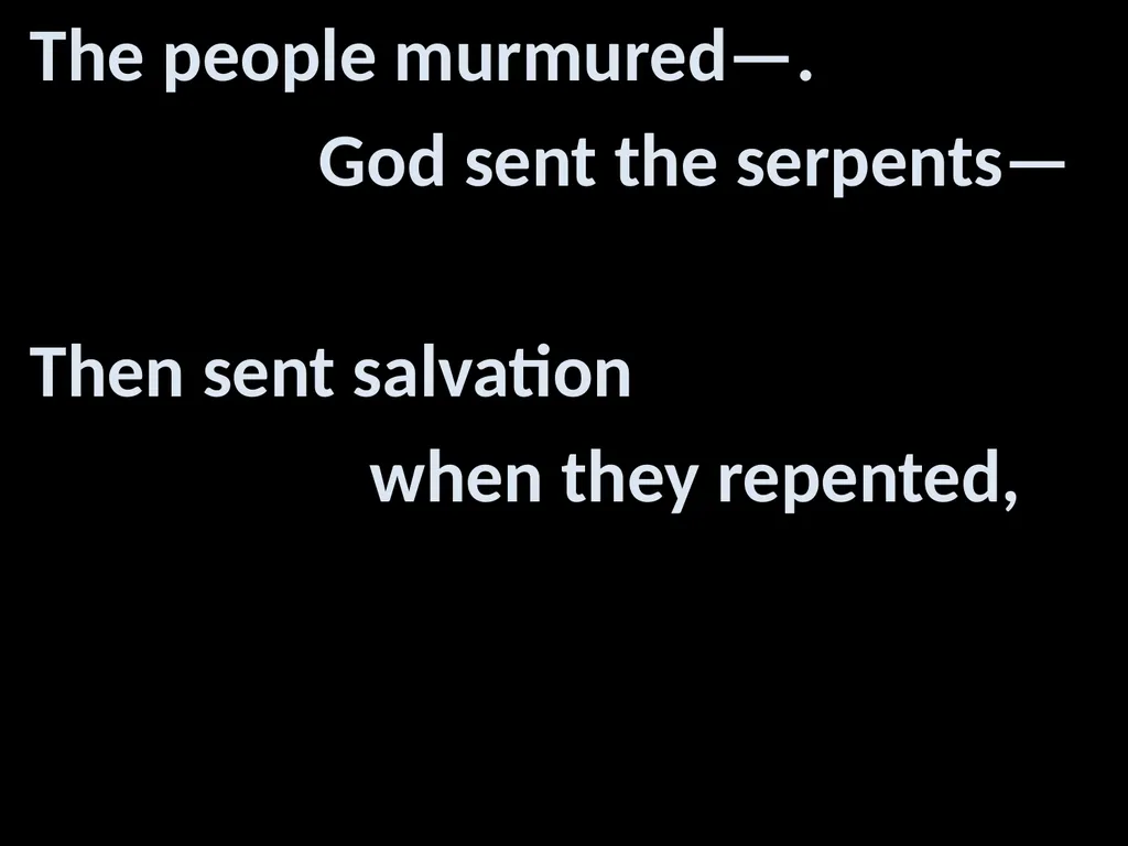 God’s Big Story Words: Gil Thomas Music: Gil - slide 84 of 164
