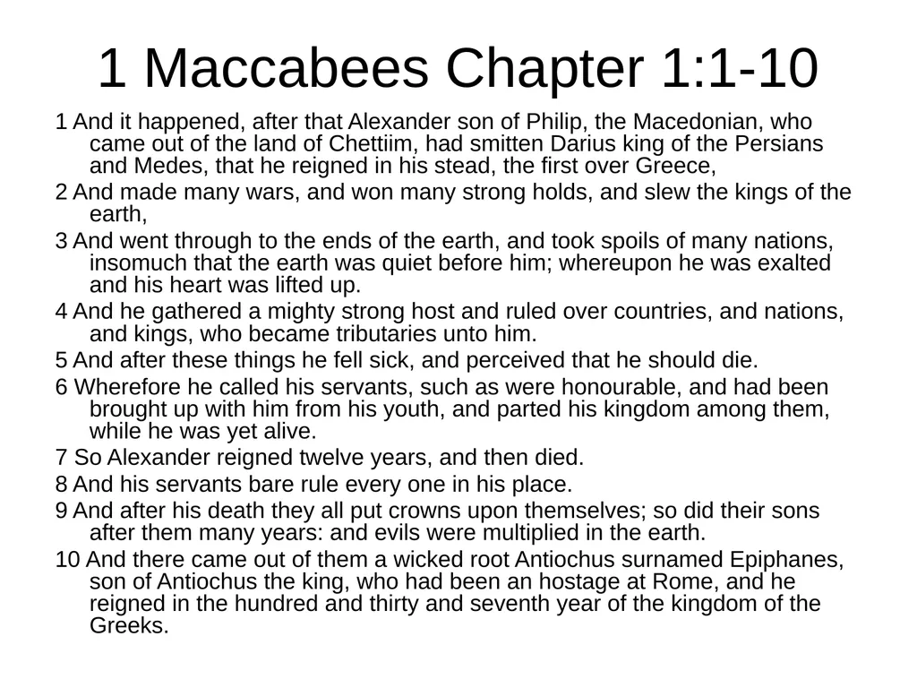 The Intertestamental Period: From Babylon To The - slide 6 of 26