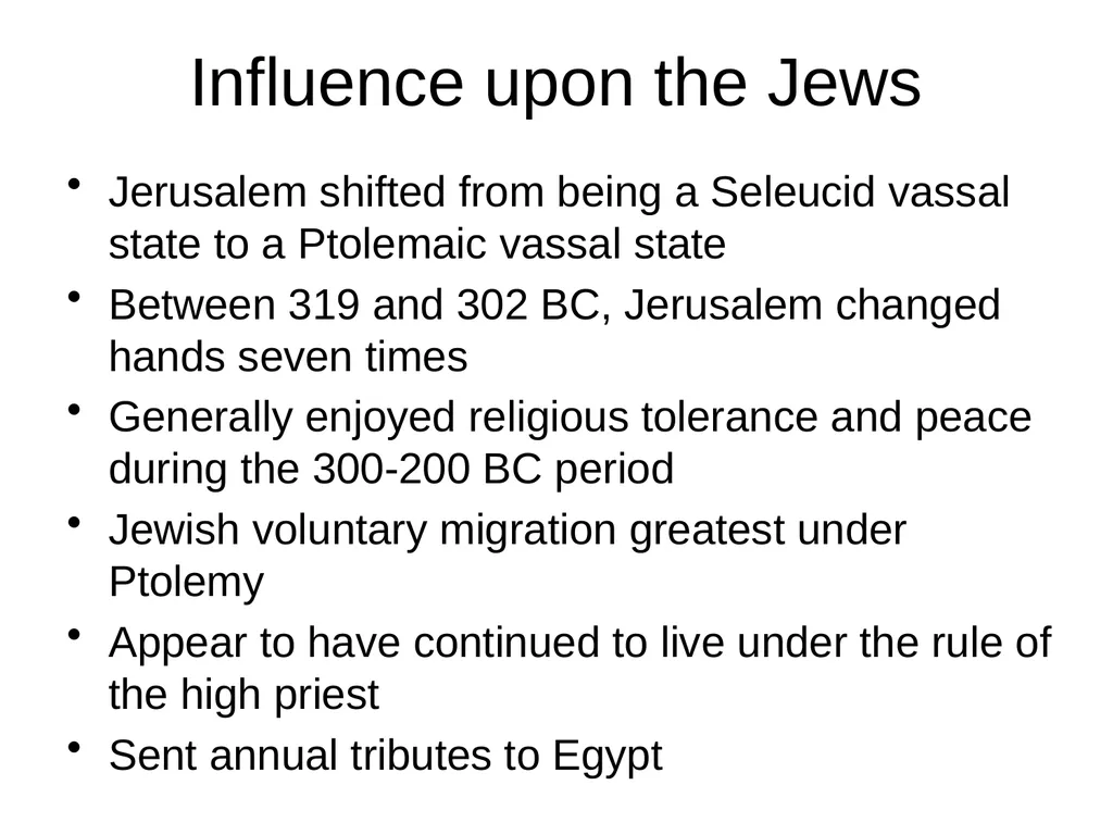 The Intertestamental Period: From Babylon To The - slide 16 of 26