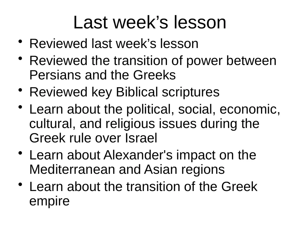 The Intertestamental Period: From Babylon To The - slide 4 of 26