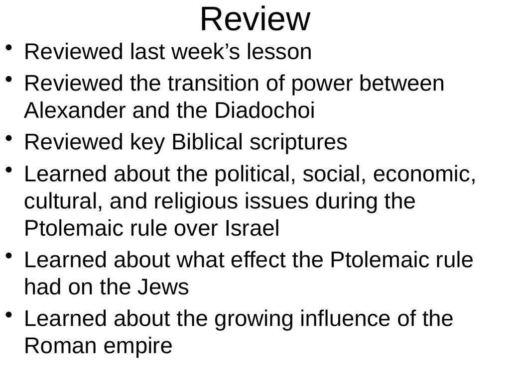 The Intertestamental Period: From Babylon To The - slide 26 of 26