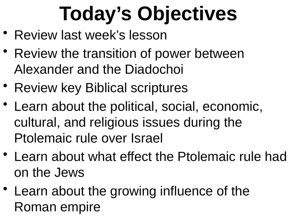 The Intertestamental Period: From Babylon To The - slide 3 of 26