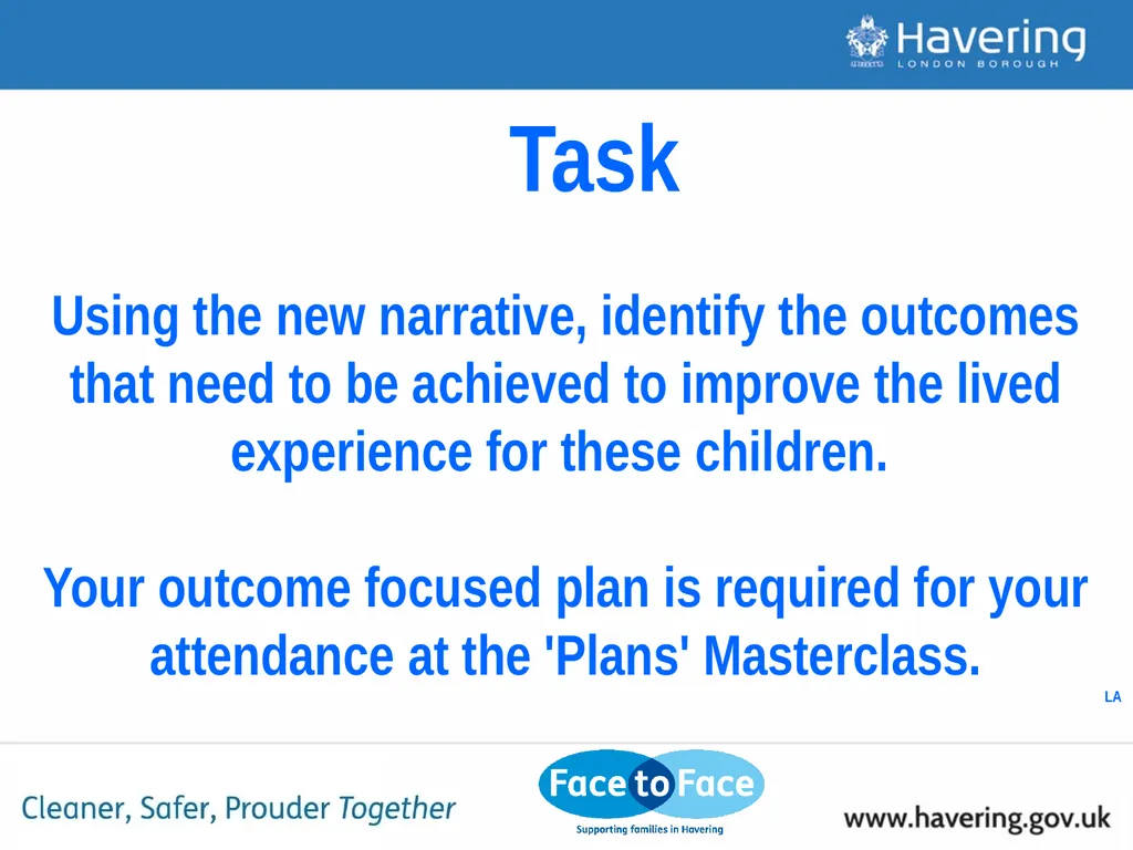 MASTERCLASS 1 - ASSESSMENTS A “GOOD” ASSESSMENT - slide 12 of 12