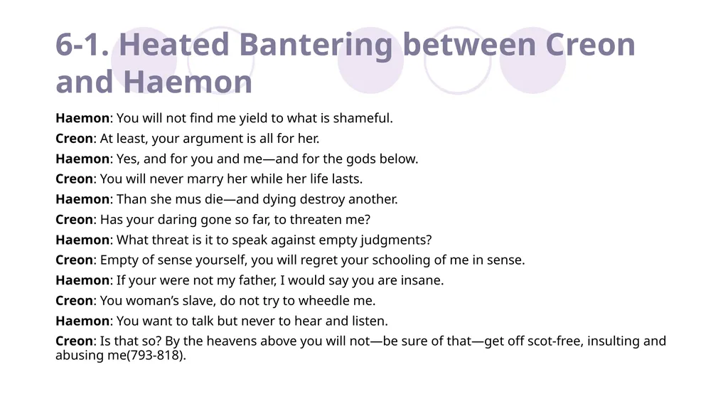 Sophocles, Antigone Introduction to English - slide 27 of 29