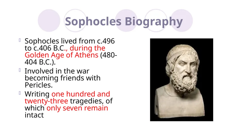 Sophocles, Antigone Introduction to English - slide 2 of 29