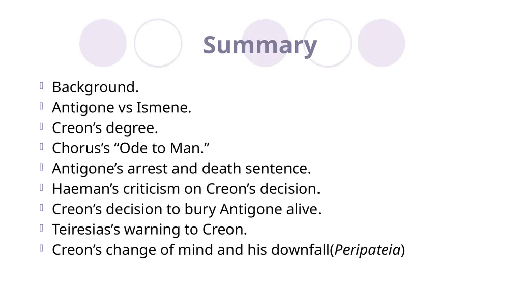 Sophocles, Antigone Introduction to English - slide 5 of 29