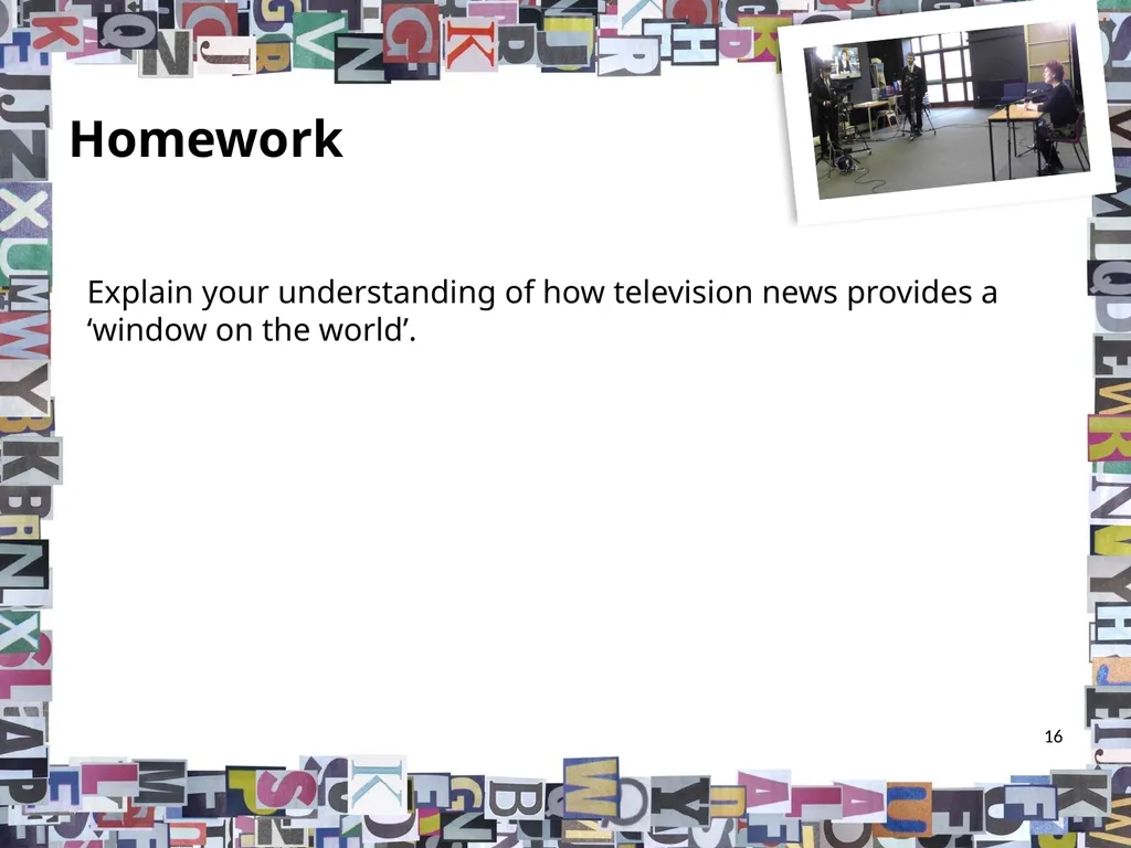 AQA GCSE Media Studies Unit 1 Investigating the - slide 16 of 16