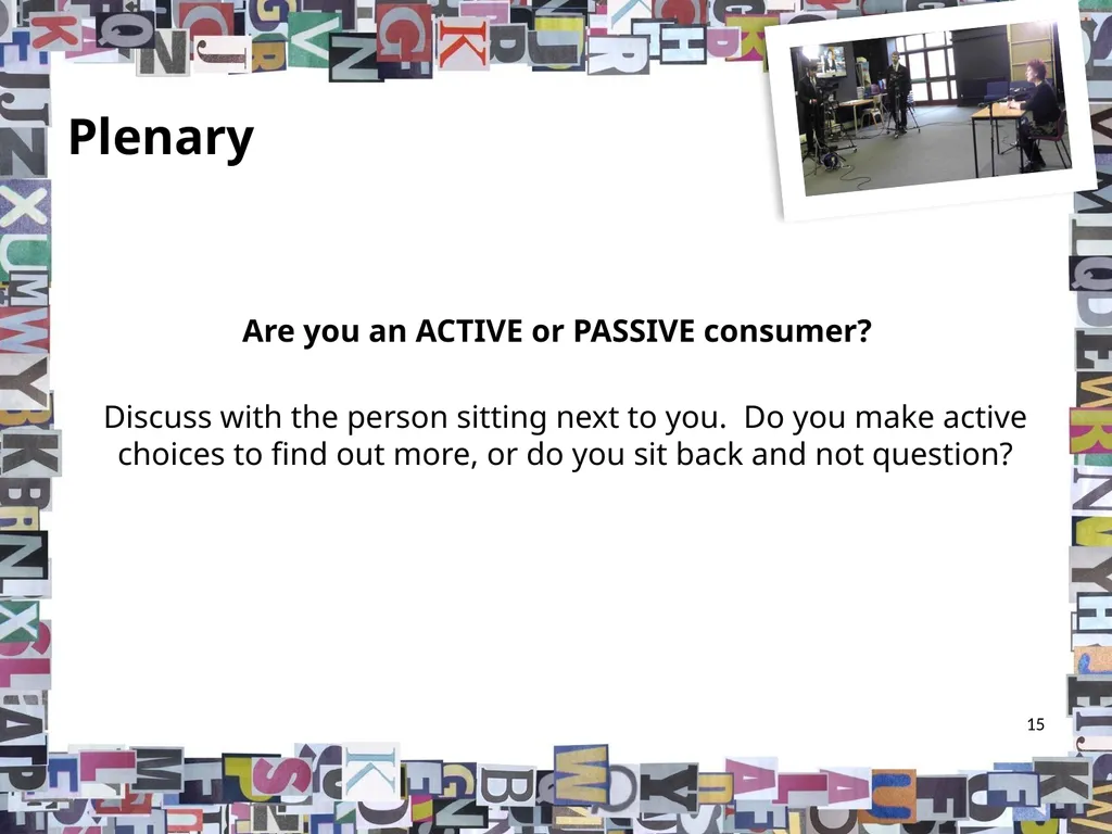 AQA GCSE Media Studies Unit 1 Investigating the - slide 15 of 16