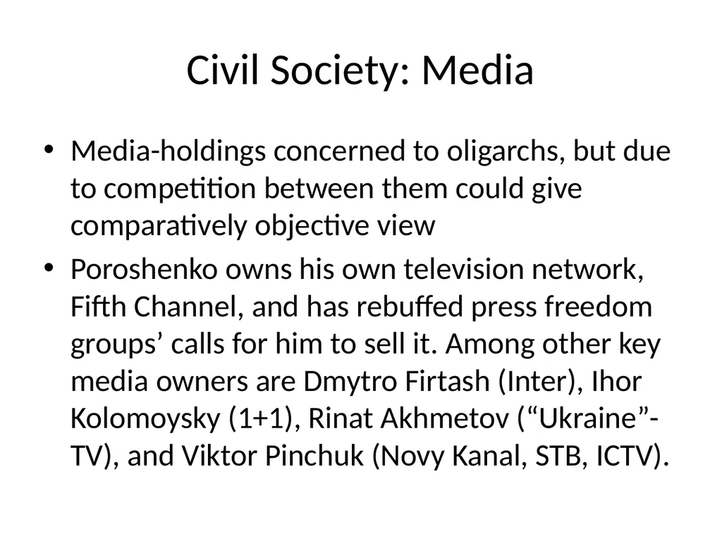 Ukraine: between Democracy and Gray Zone Political - slide 16 of 30