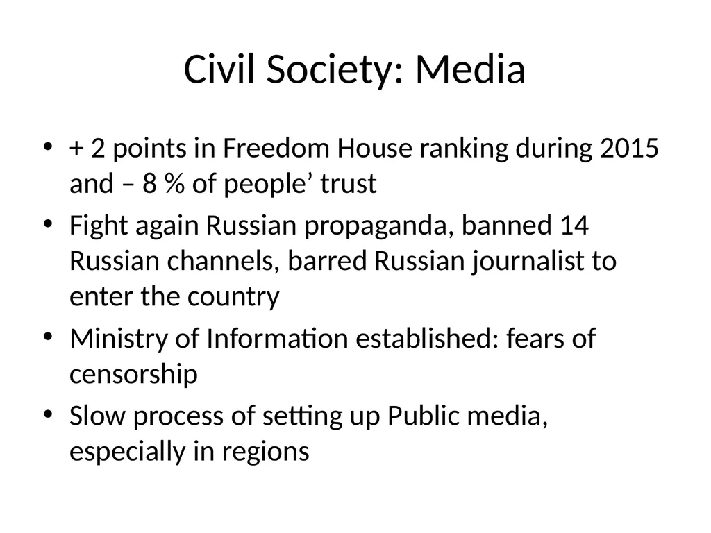 Ukraine: between Democracy and Gray Zone Political - slide 18 of 30