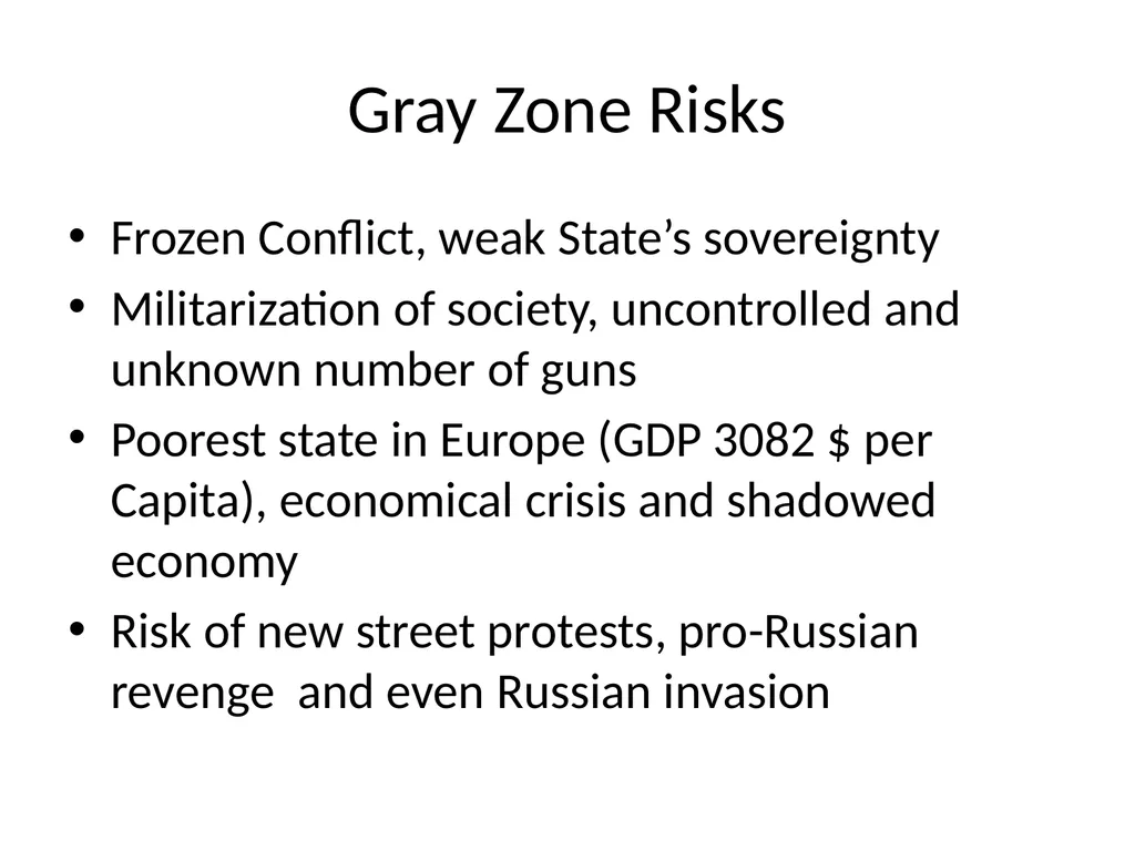 Ukraine: between Democracy and Gray Zone Political - slide 11 of 30