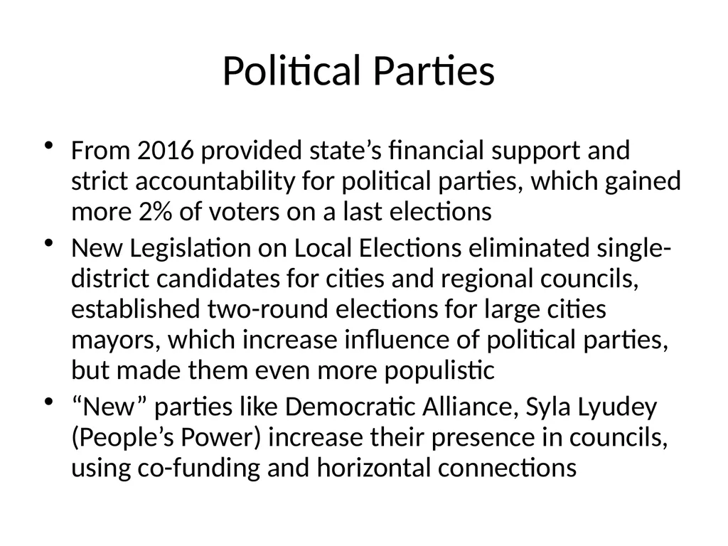 Ukraine: between Democracy and Gray Zone Political - slide 5 of 30