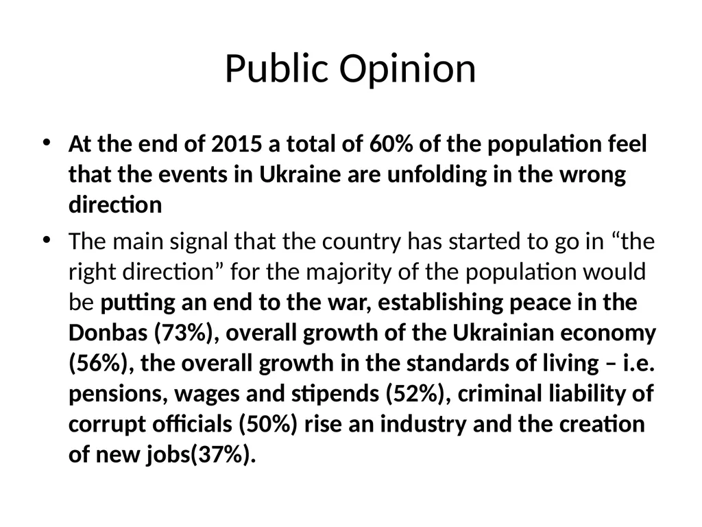 Ukraine: between Democracy and Gray Zone Political - slide 22 of 30