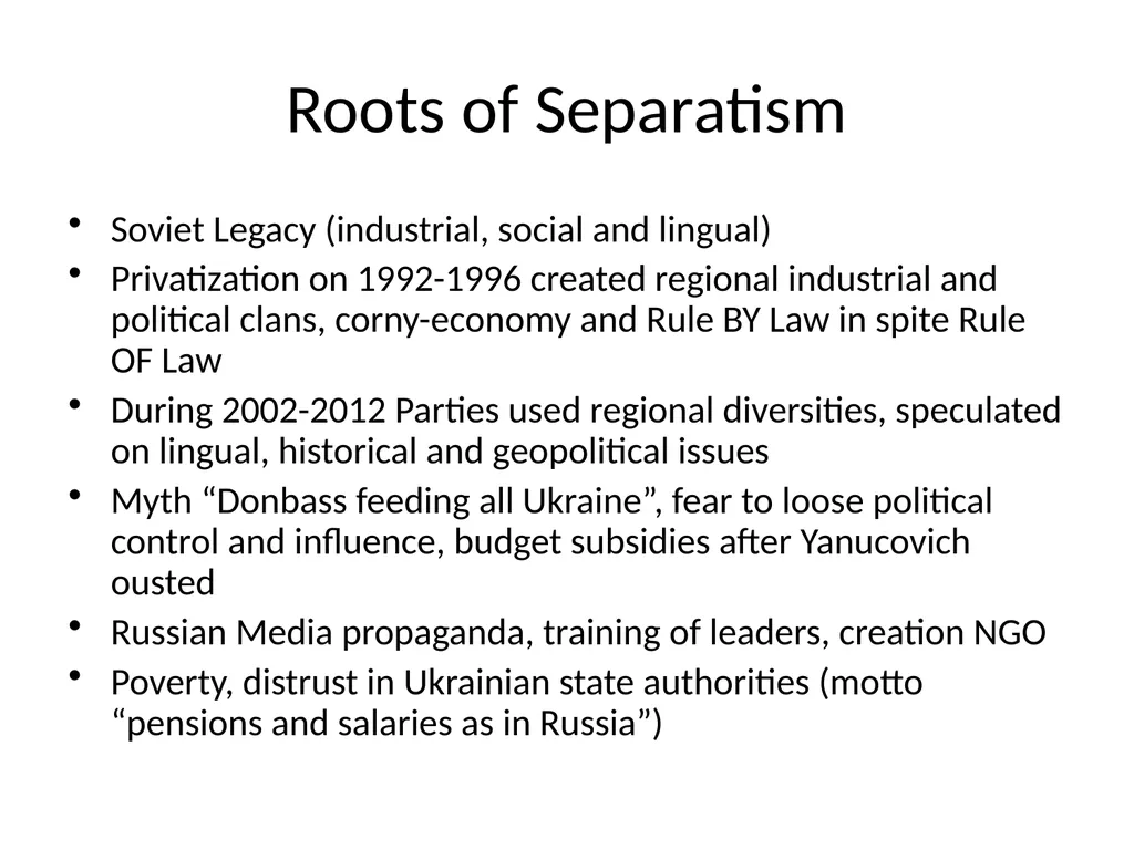 Ukraine: between Democracy and Gray Zone Political - slide 7 of 30
