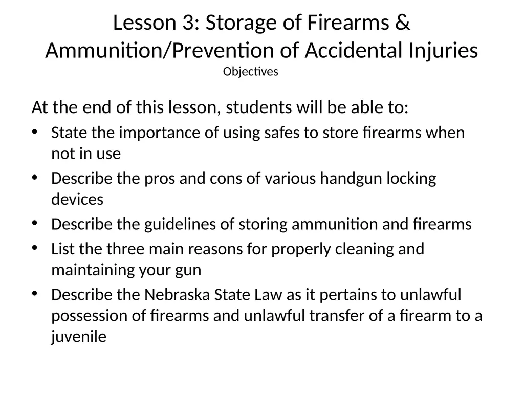 Nebraska State Patrol Concealed Handgun Permit - slide 47 of 191