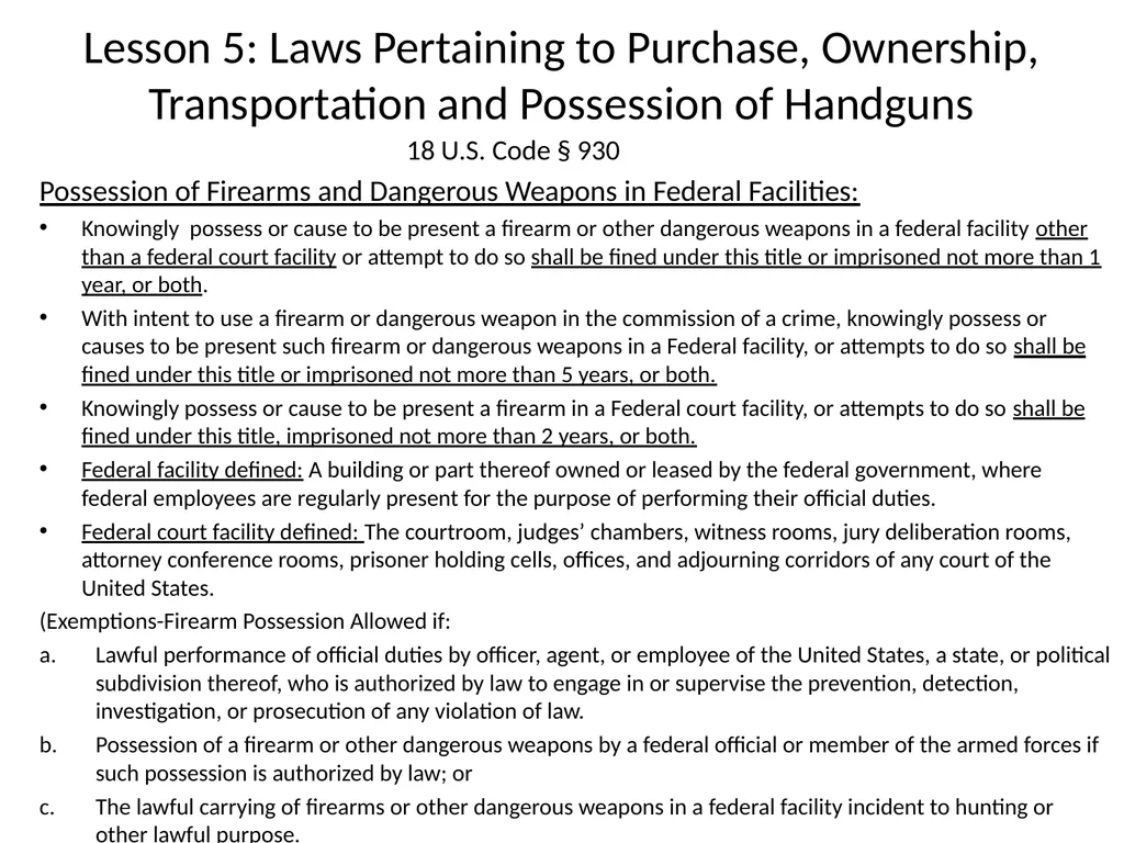 Nebraska State Patrol Concealed Handgun Permit - slide 142 of 191