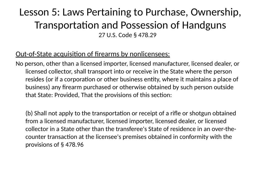 Nebraska State Patrol Concealed Handgun Permit - slide 143 of 191
