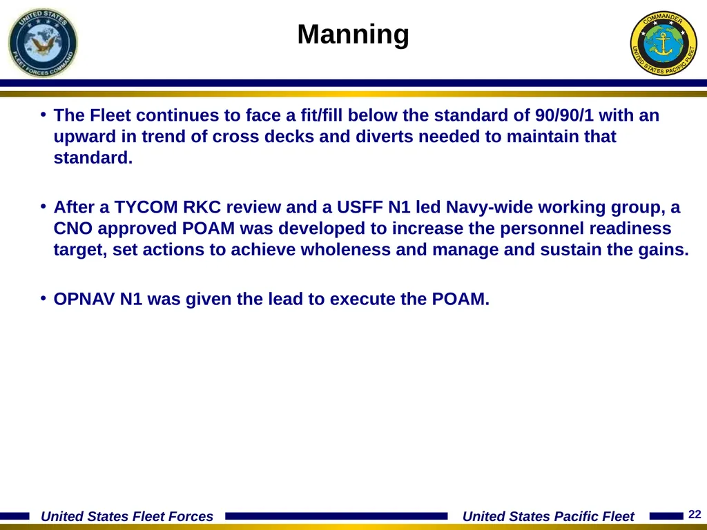 15 January 2014 Optimizing The Fleet Response Plan - slide 22 of 40