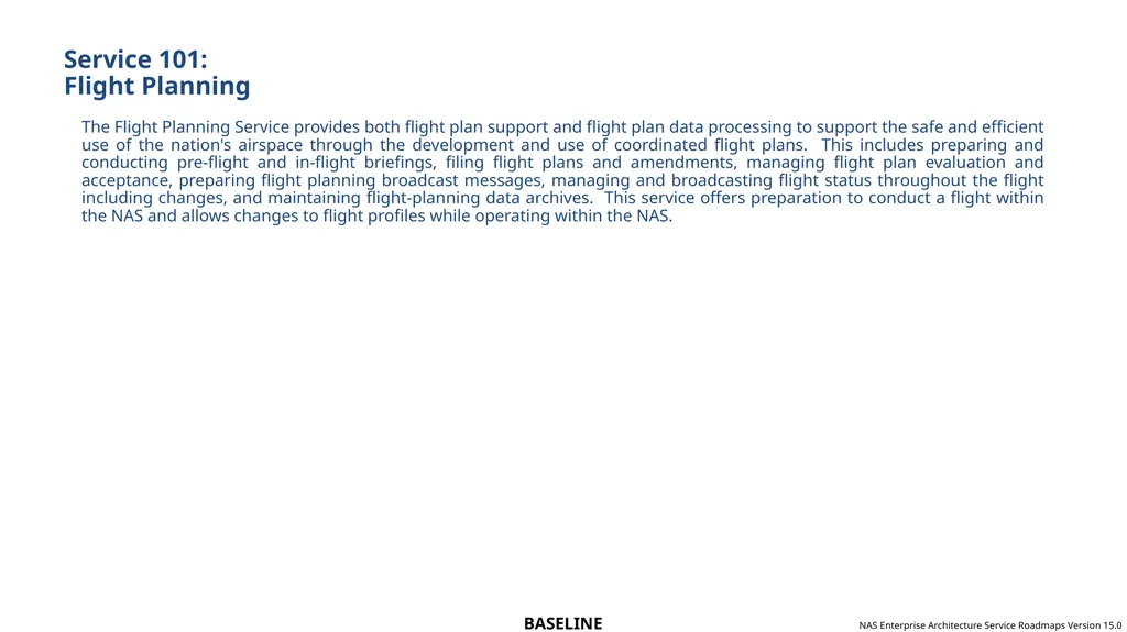 NAS Enterprise Architecture Service Roadmaps - slide 6 of 40