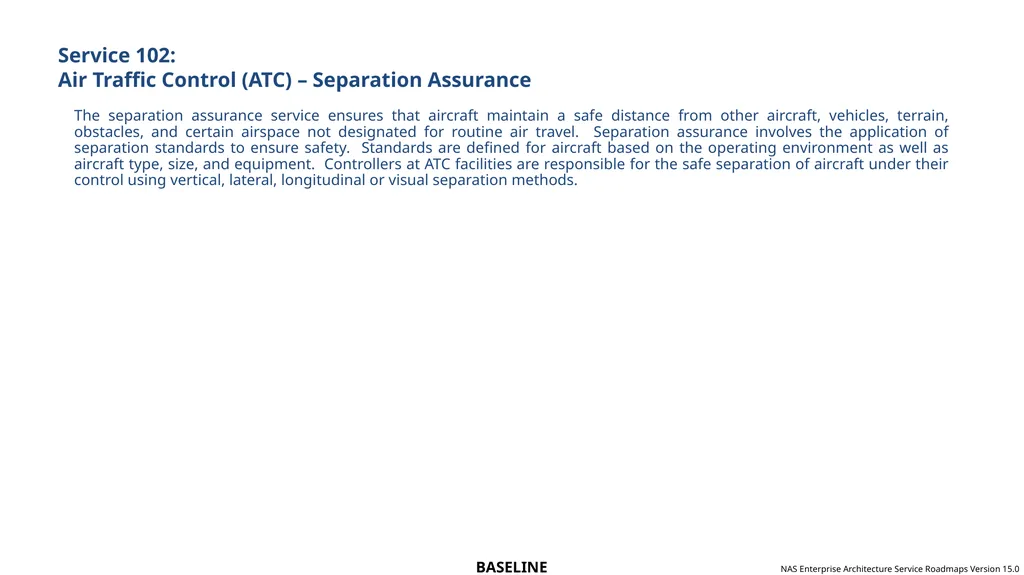 NAS Enterprise Architecture Service Roadmaps - slide 8 of 40