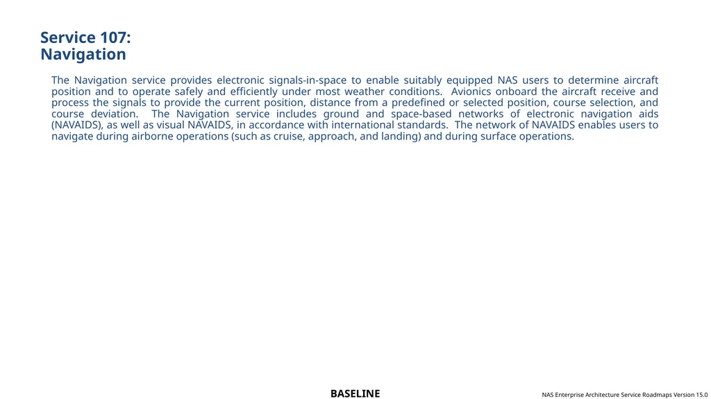 NAS Enterprise Architecture Service Roadmaps - slide 23 of 40