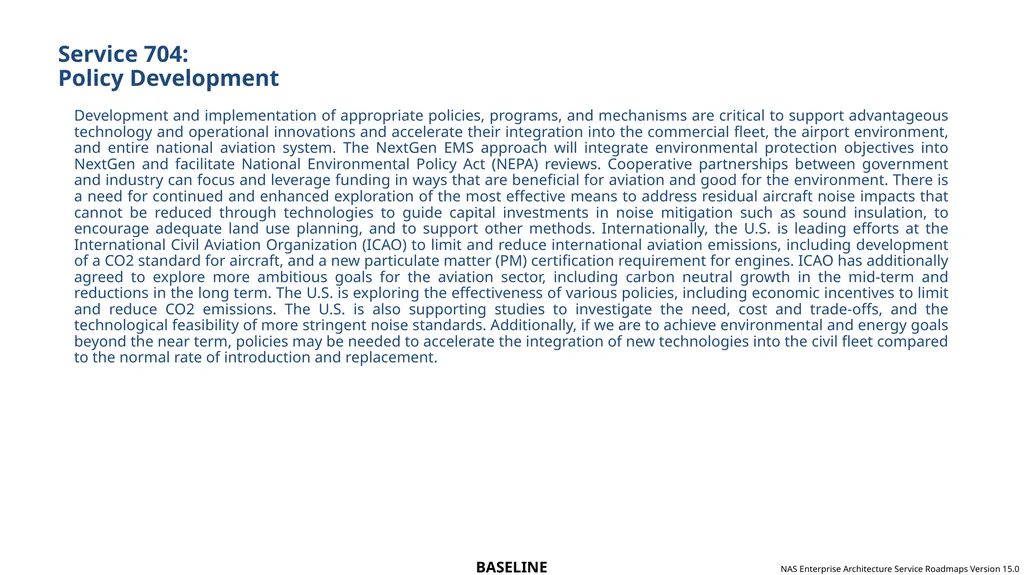 NAS Enterprise Architecture Service Roadmaps - slide 39 of 40