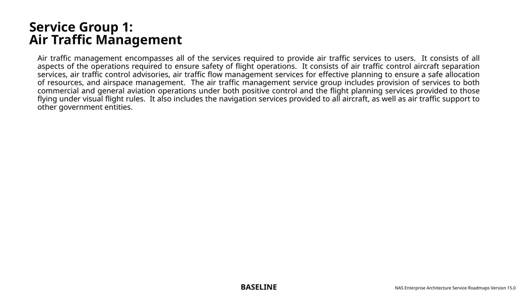 NAS Enterprise Architecture Service Roadmaps - slide 5 of 40