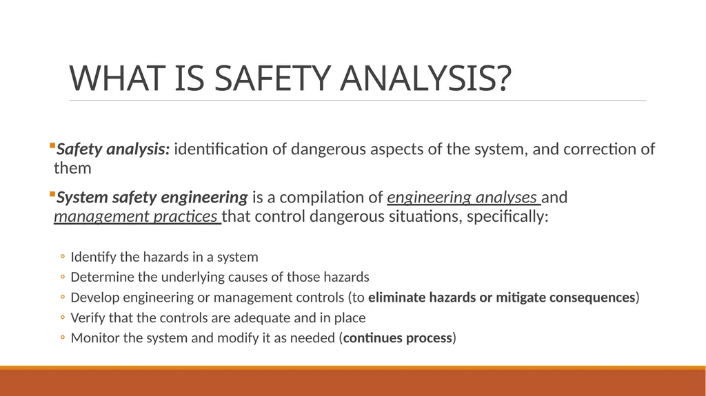 Advanced Safety Engineering IE 485 CH 1: - slide 8 of 25