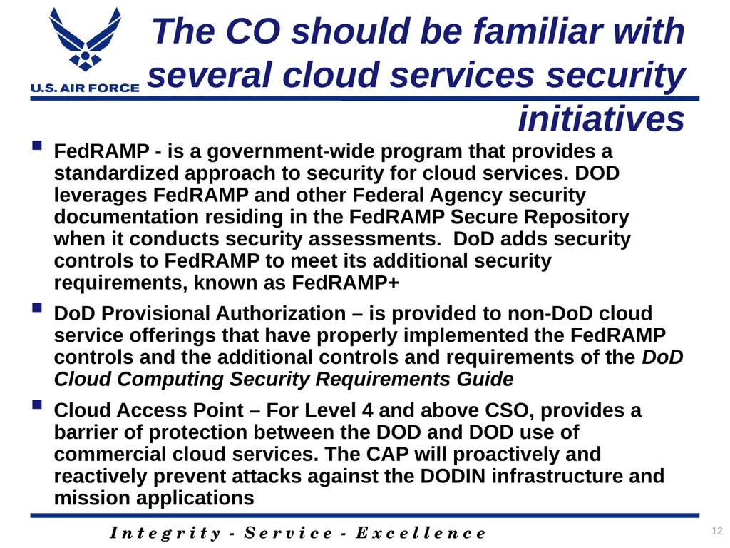 Acquiring Cloud A Contracting Officer’s and - slide 12 of 41
