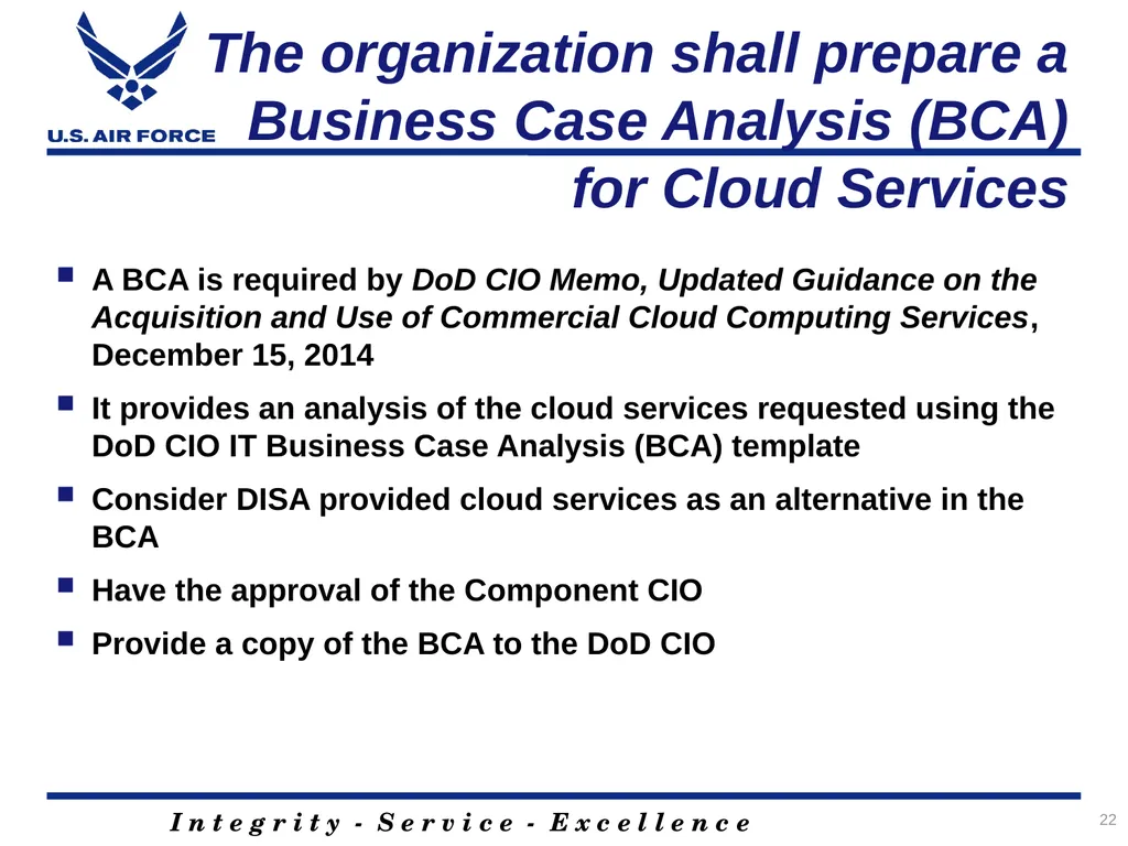 Acquiring Cloud A Contracting Officer’s and - slide 22 of 41