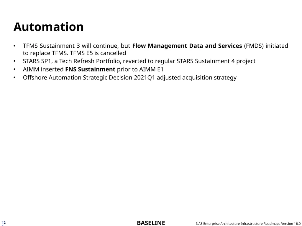 NAS Enterprise Architecture Infrastructure - slide 126 of 137